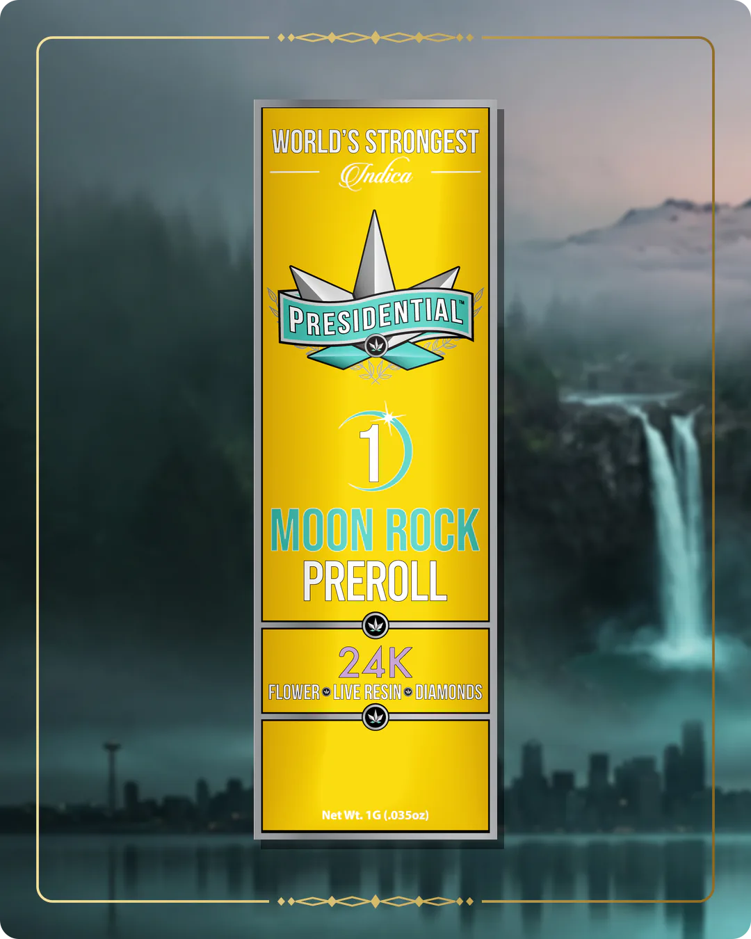 24K Presidential pre-roll for the Washington Gold page