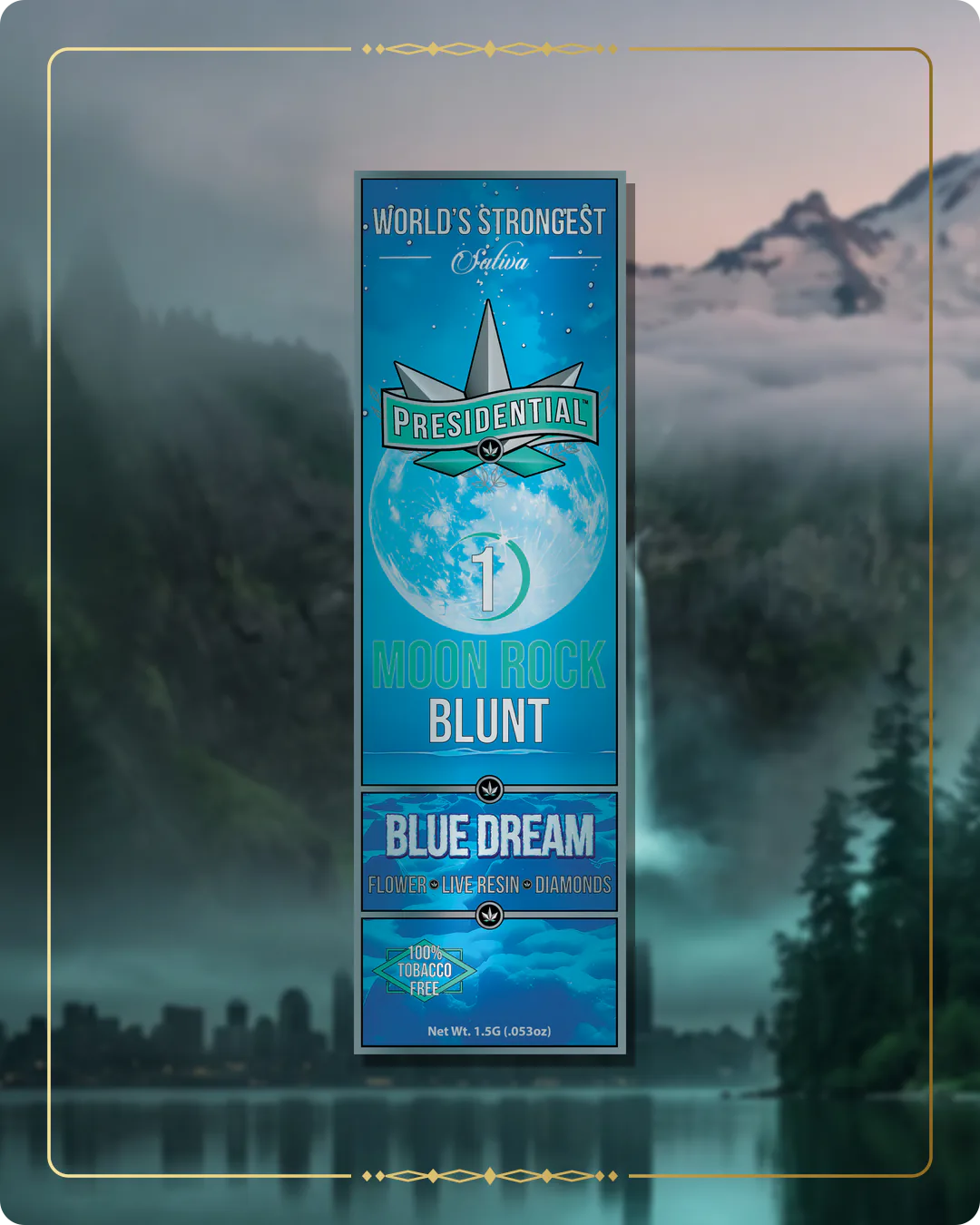 Blue Dream Presidential blunt for the Washington Gold page