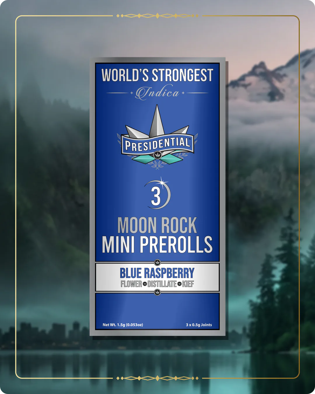 Blue Raspberry Presidential mini for the Washington minis page