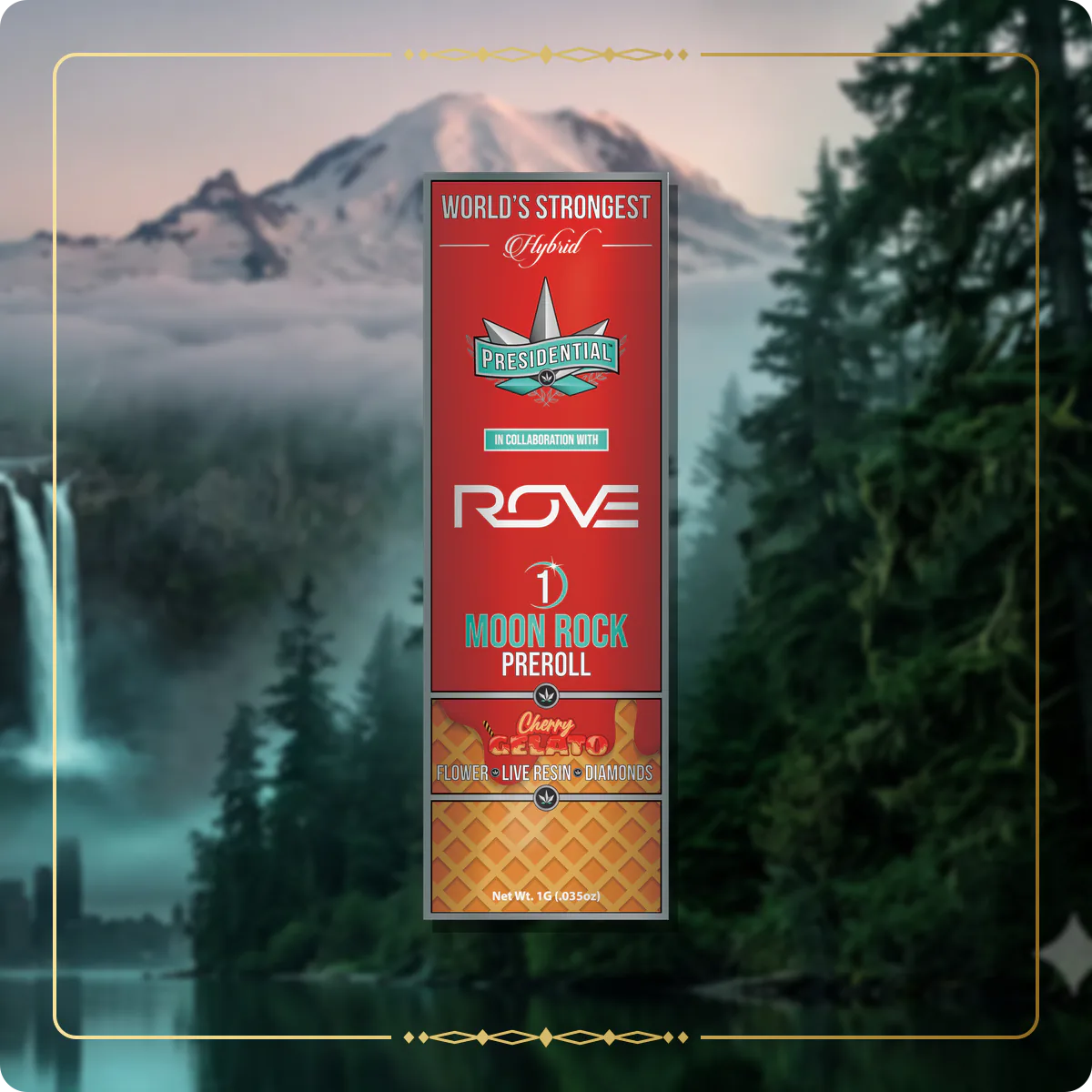 Cherry Gelato Presidential pre-roll for the Washington Gold page