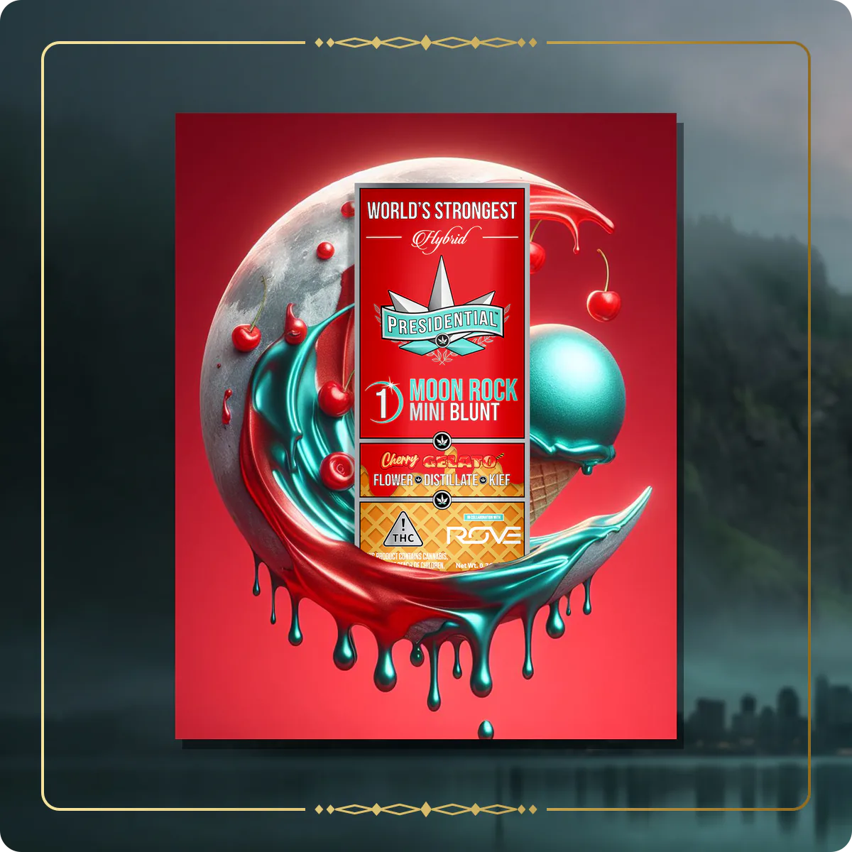 Cherry Gelato Presidential Moon Rock variant 2 for the Washington Gold page