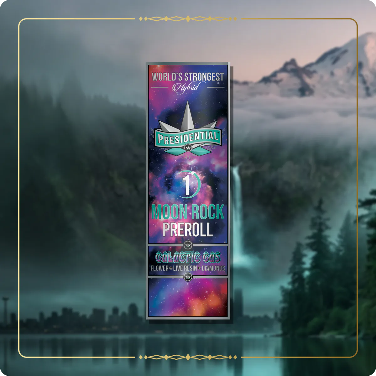 Galactic Gas Presidential pre-roll variant 2 for the Washington Gold page