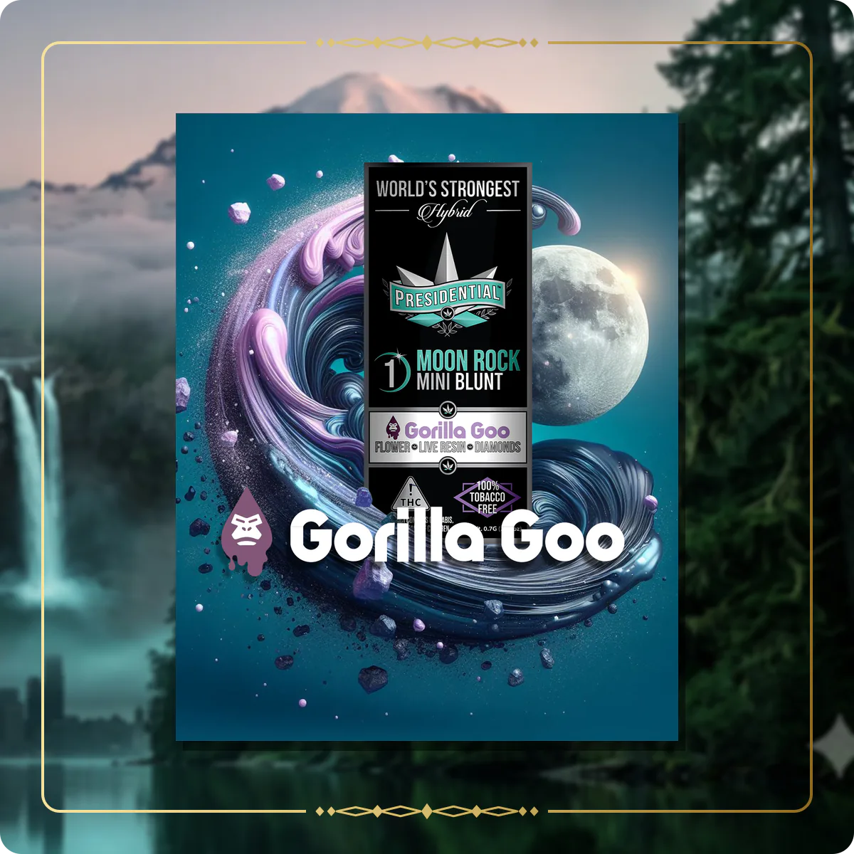 Gorilla Goo Presidential Moon Rock for the Washington Gold page