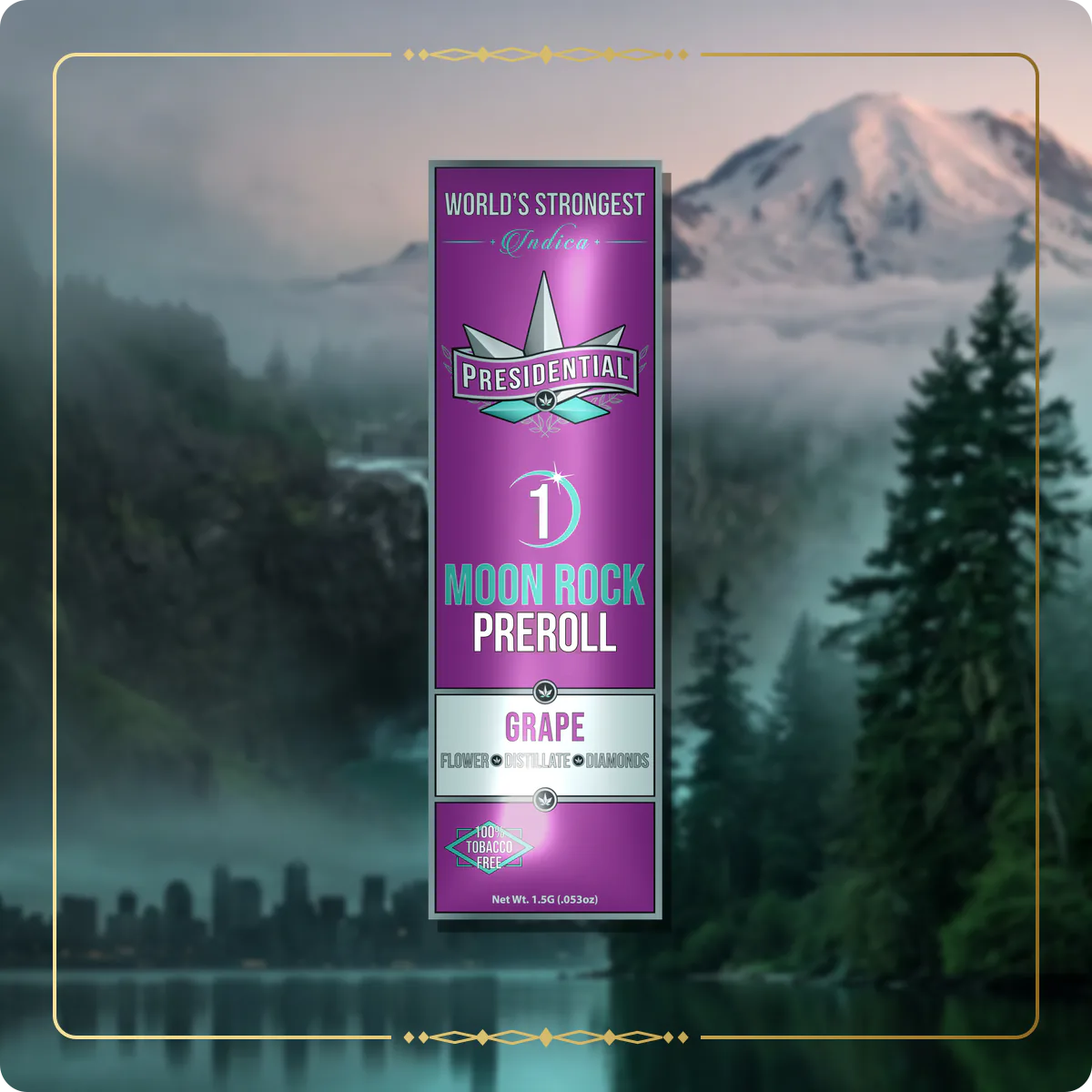 Grape Presidential pre-roll for the Washington pre-rolls page