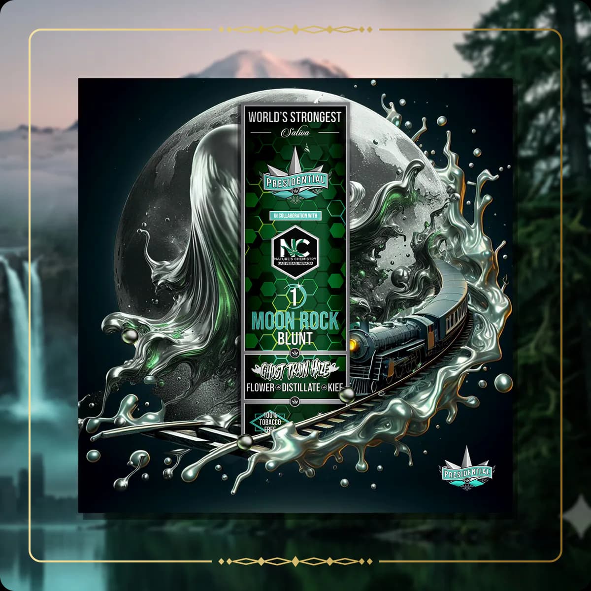 Ghost Haze Train Presidential blunt for the Washington blunts page