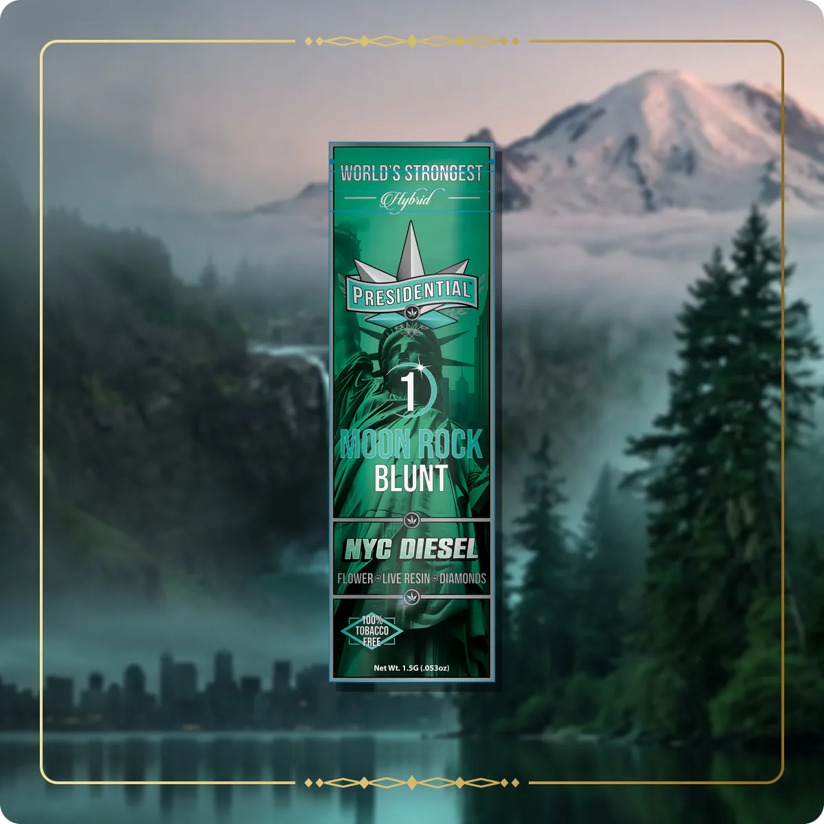 NYC Diesel Presidential blunt variant 2 for the Washington Gold page
