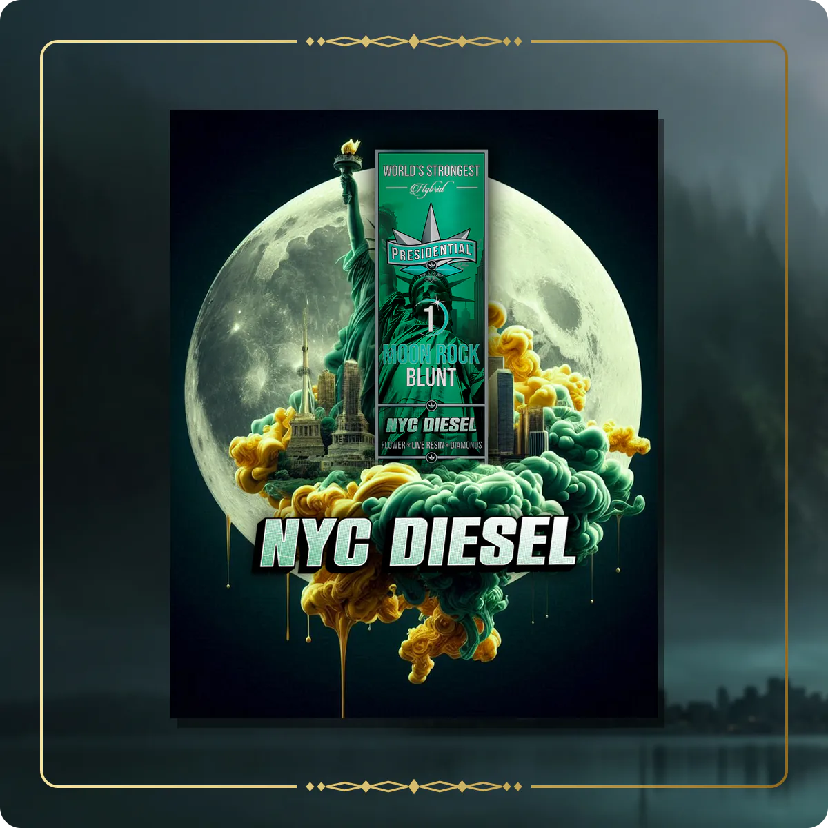 NYC Diesel Presidential blunt for the Washington Gold page