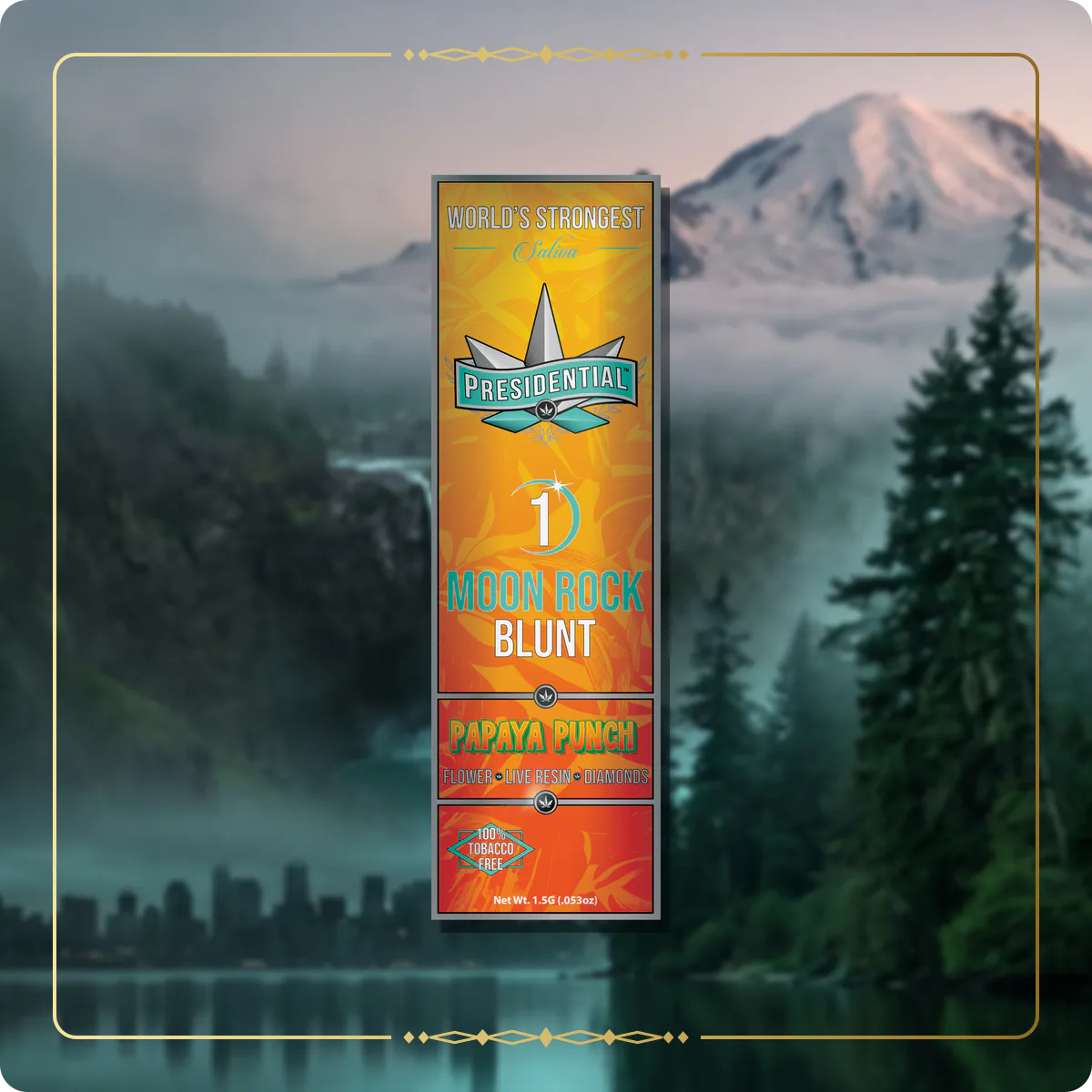Papaya Punch Presidential blunt variant 2 for the Washington Gold page
