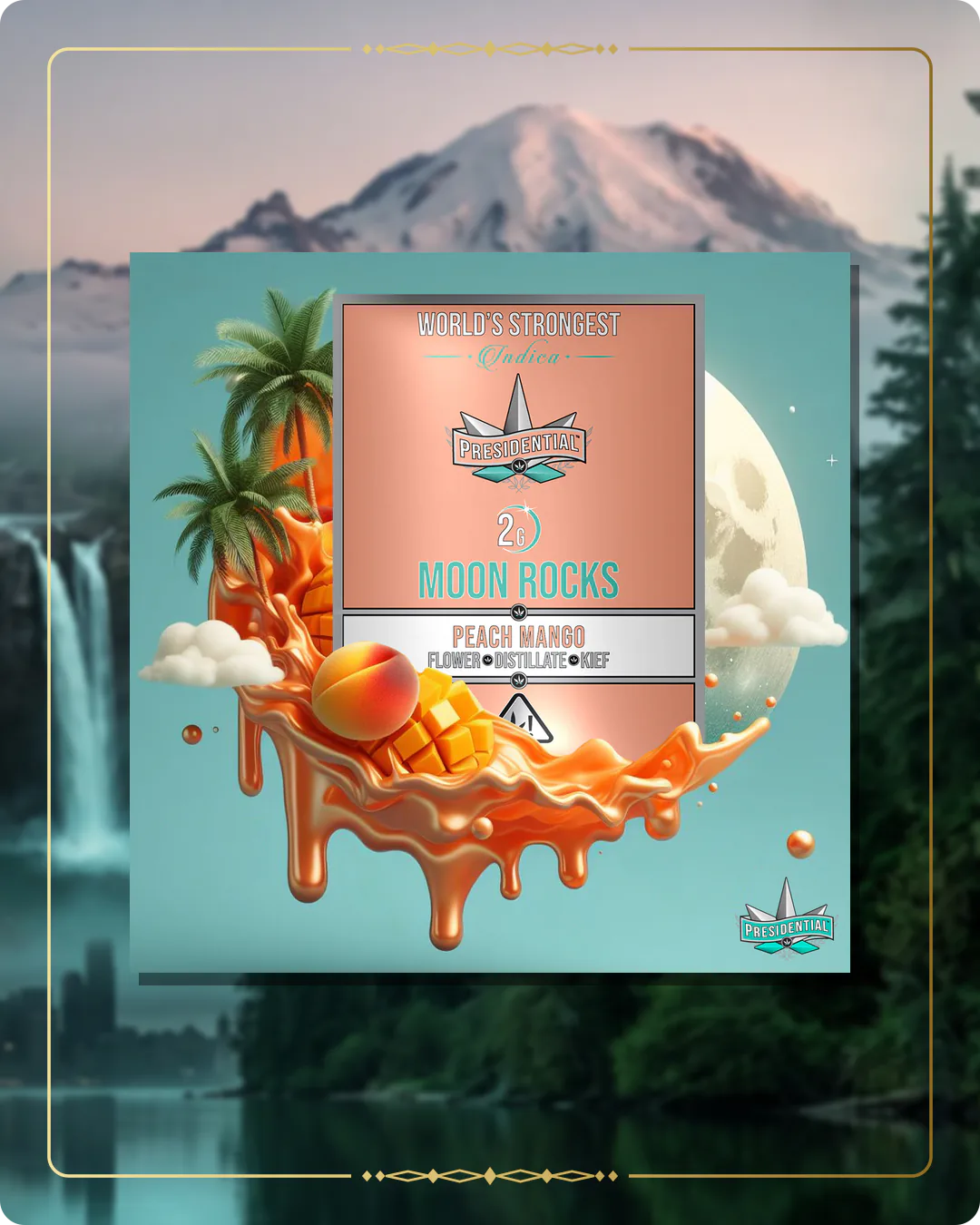 Peach Mango Presidential Moon Rock variant 2 for the Washington retailers page