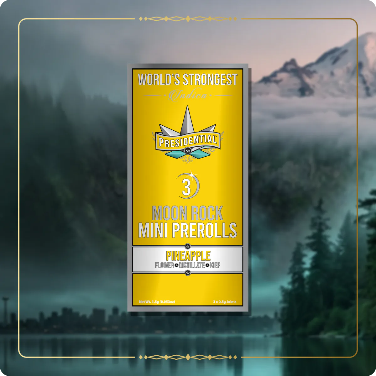 Pineapple Presidential mini variant 2 for the Washington minis page