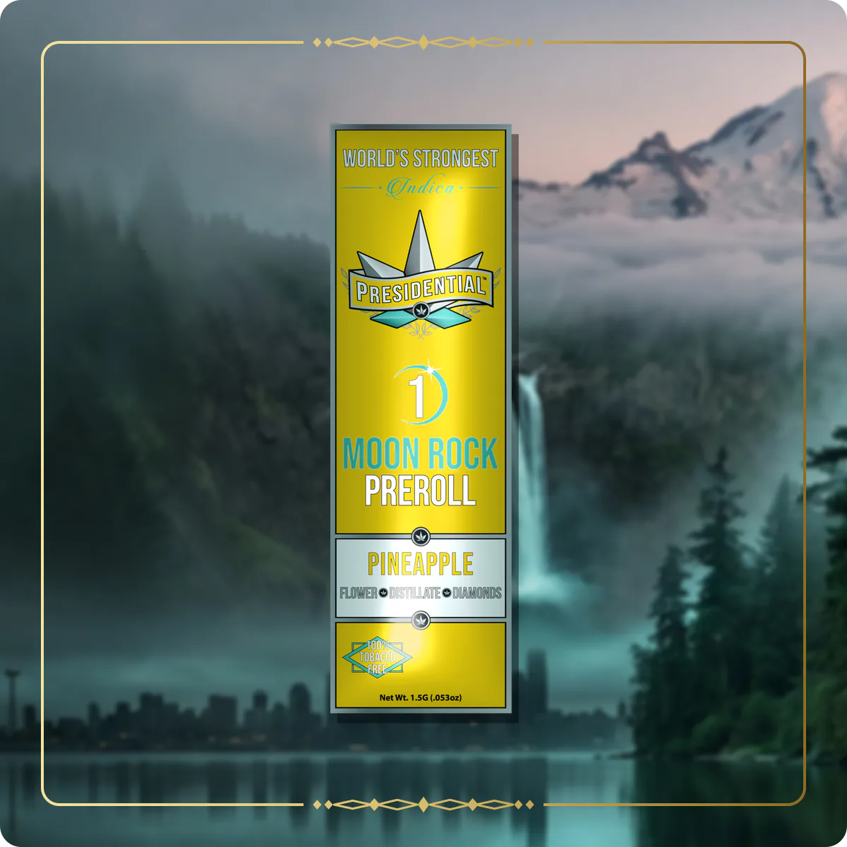Pineapple Presidential pre-roll for the Washington pre-rolls page