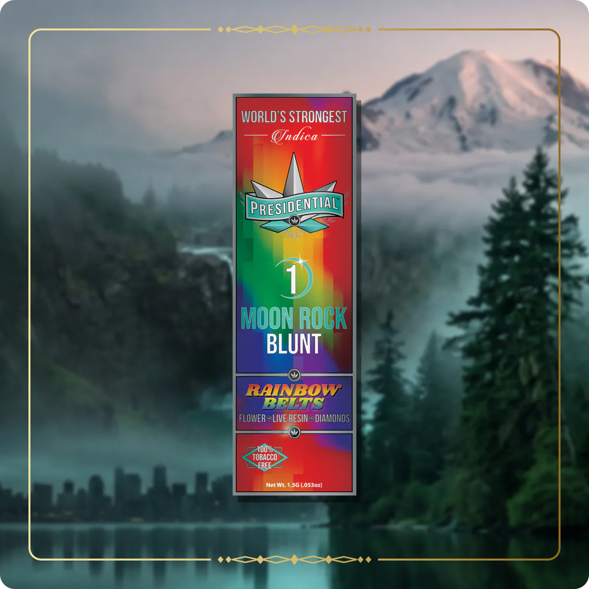 Rainbow Belts Presidential blunt variant 2 for the Washington Gold page