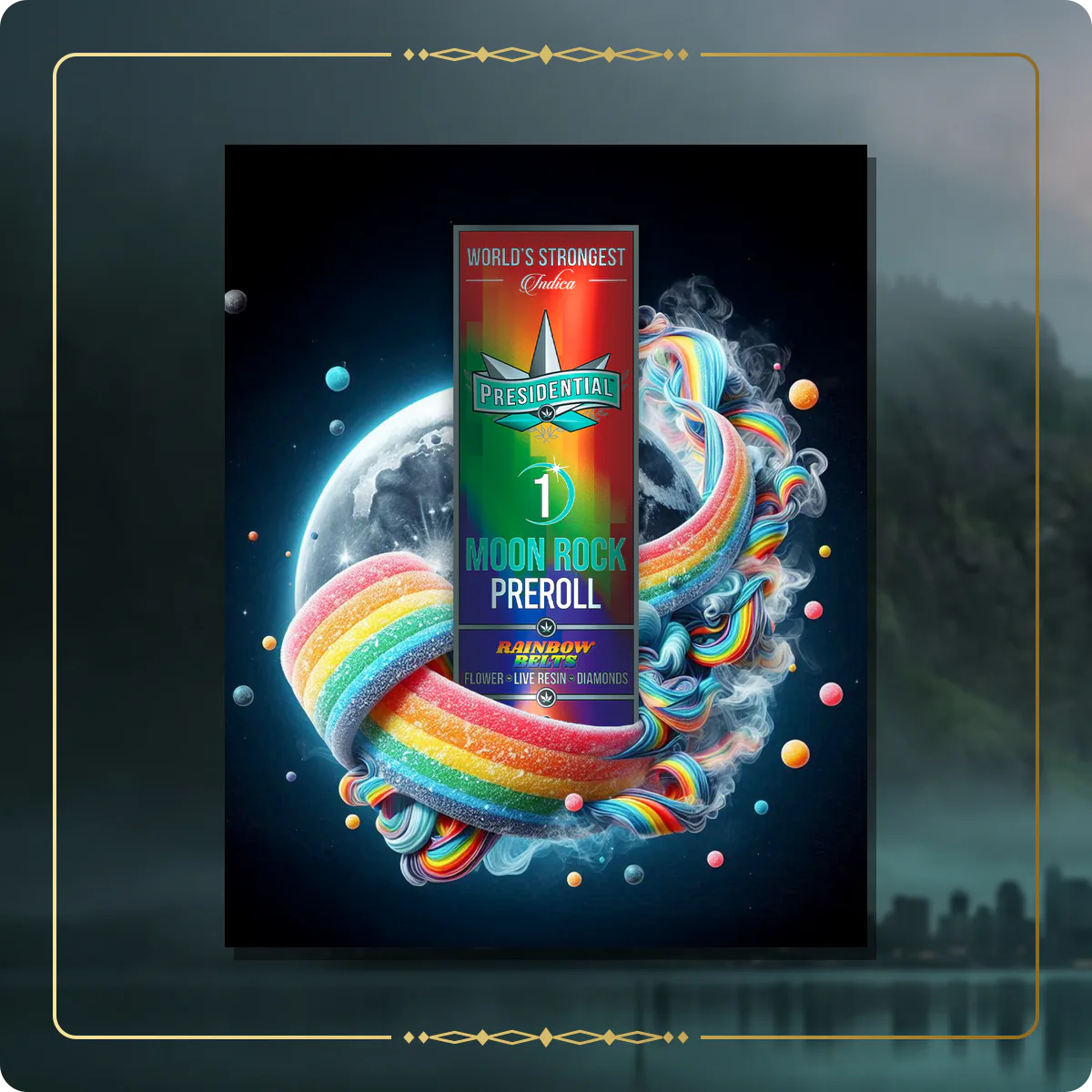 Rainbow Belts Presidential pre-roll for the Washington Gold page