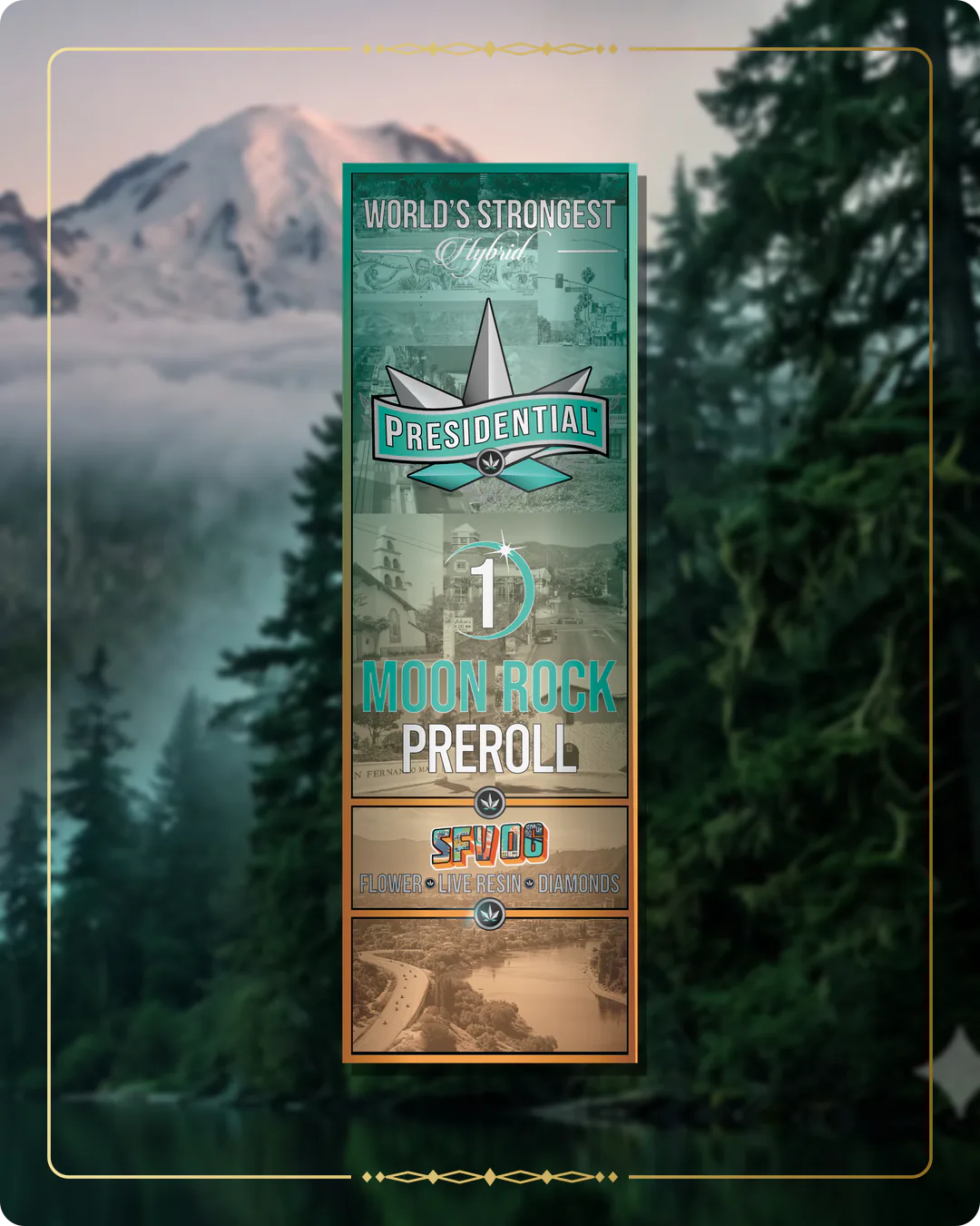 SFV OG Presidential pre-roll variant 2 for the Washington market page