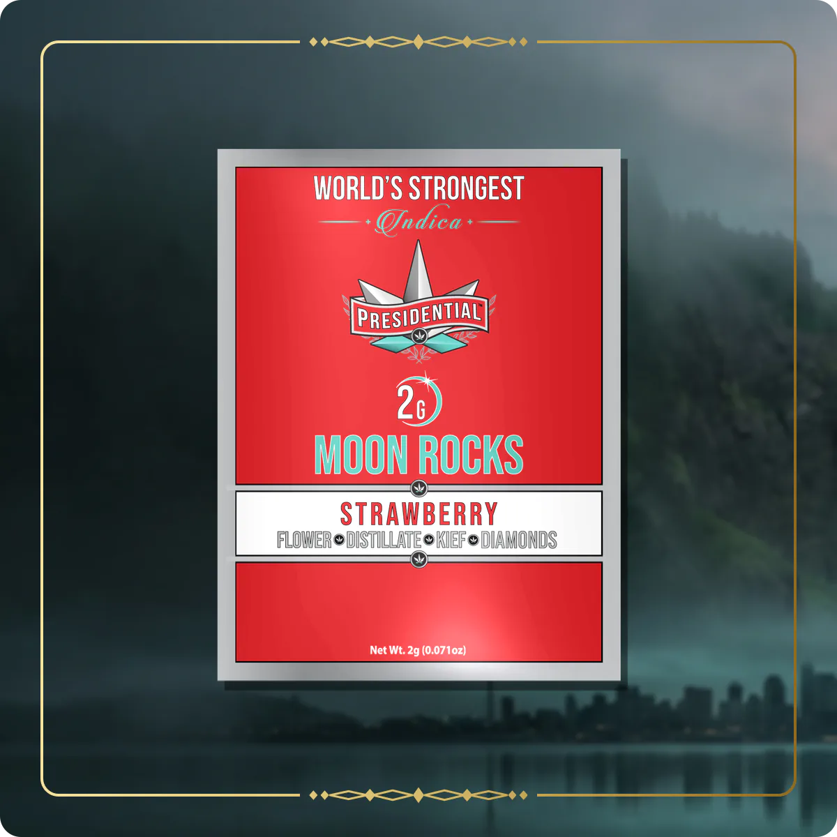 Strawberry Presidential Moon Rock for the Washington Moon Rocks page